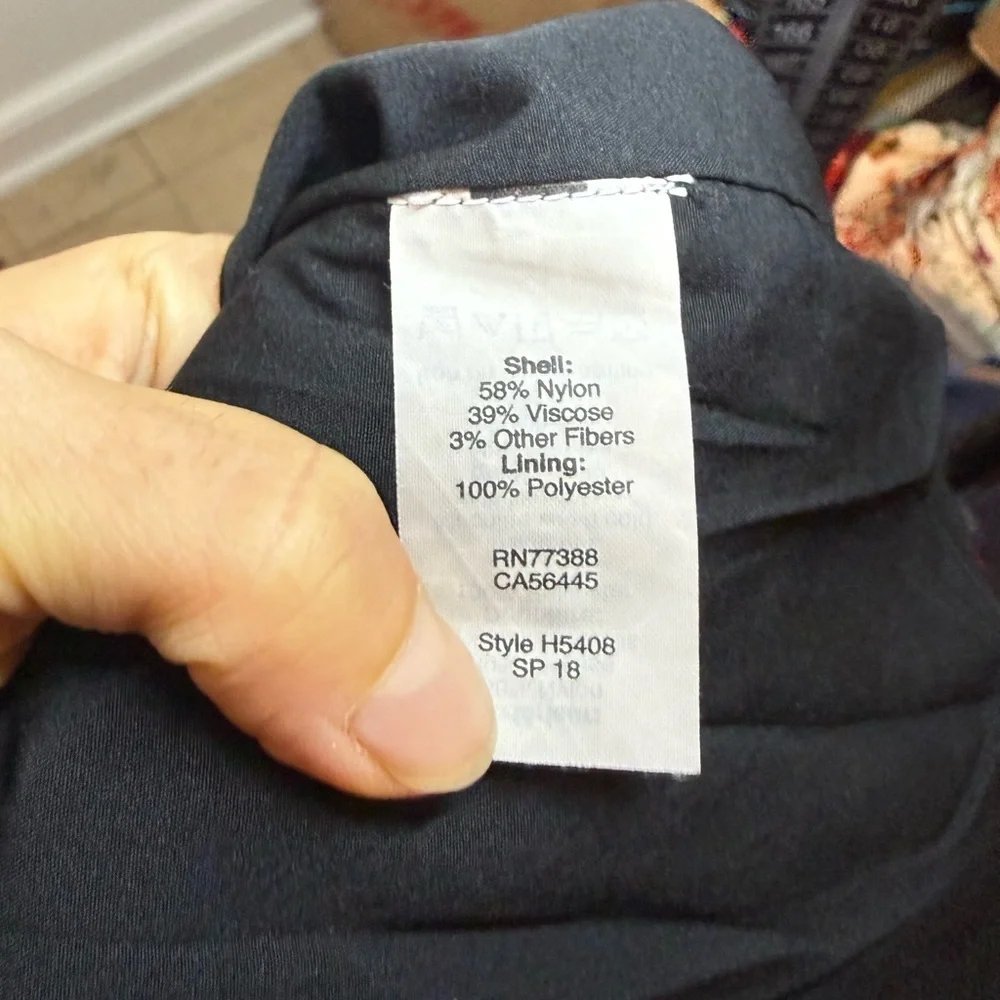 J.Crew Black Lace Scalloped Hem Shift Dress